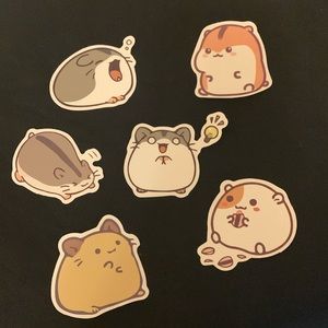 Hamster sticker lot